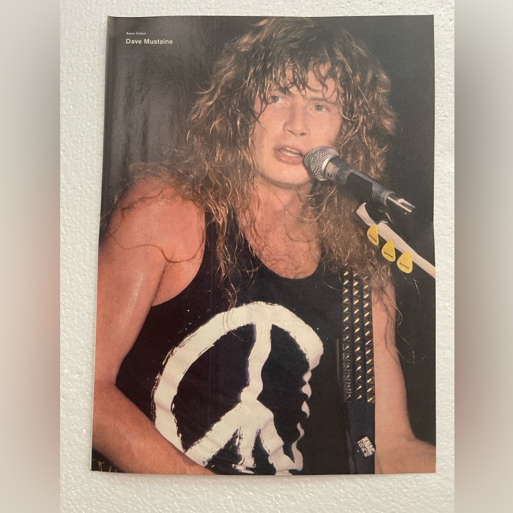 Megadeth’s Dave Mustaine pinup